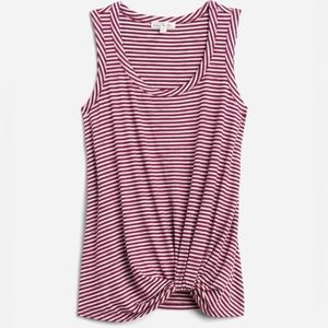 Levie Sleeveless Knot Front Knit Top - SP